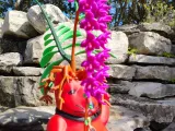 Bloom'n Neko : Original Maneki Neko Planter & Orchid Flower-7