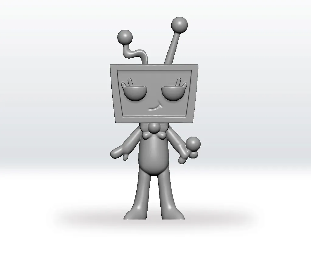 Dandy's World Vee STL file 3D Model Character Fanart