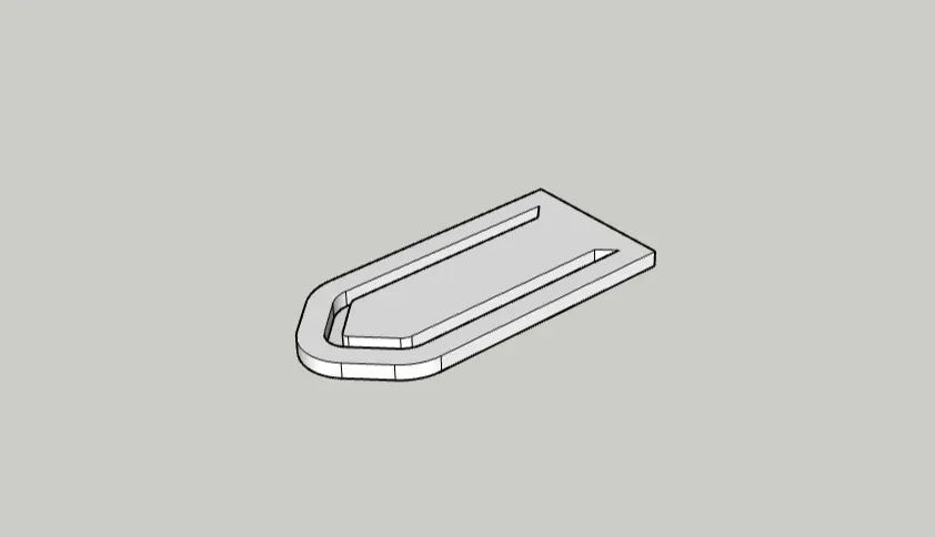 Simple paper clip
