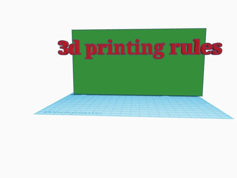 3d printing rules sigh
