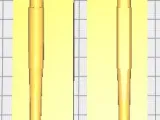 Straight tail drop shot worm for bass fishing-1