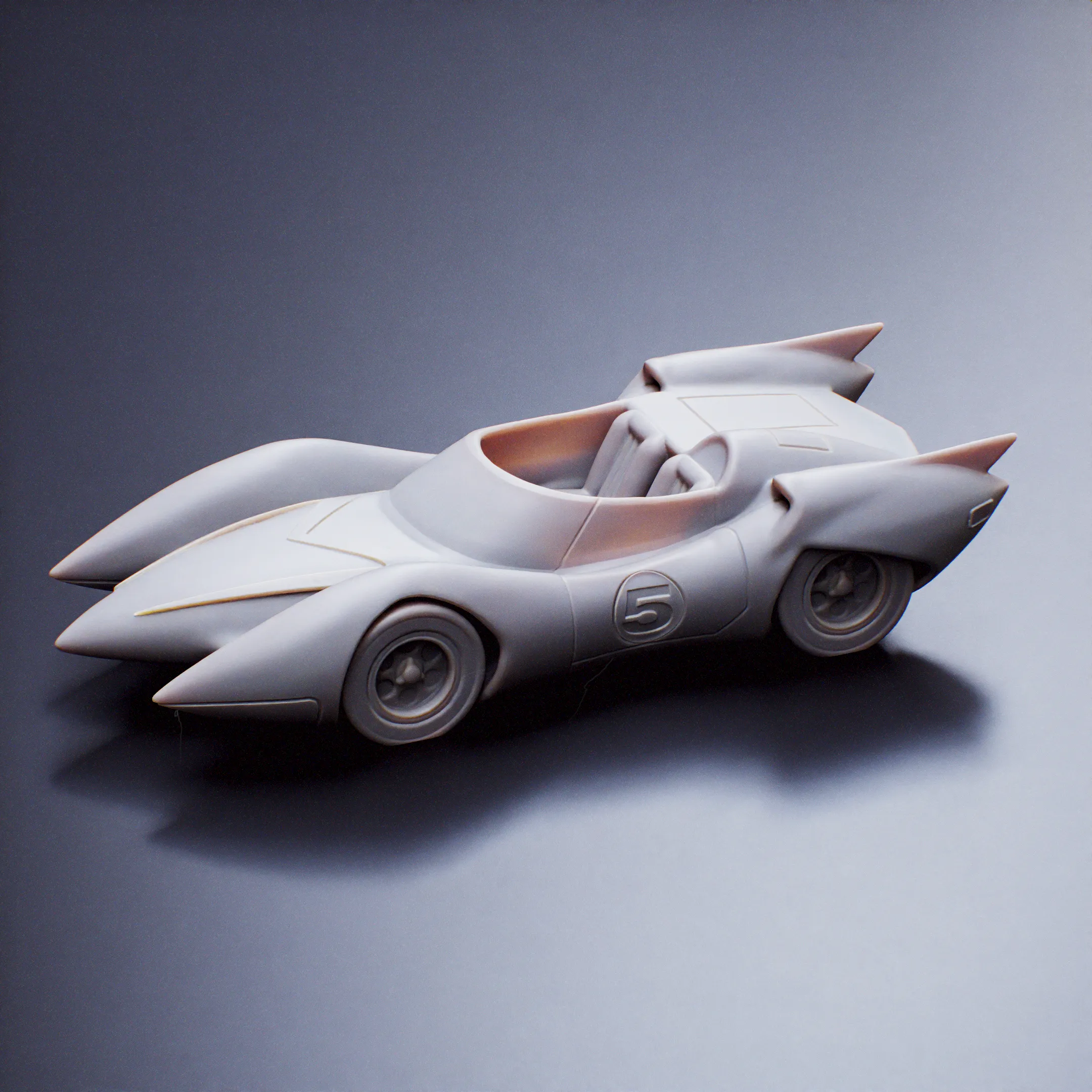 Mach 5 - Speed Racer Car - Print by parts