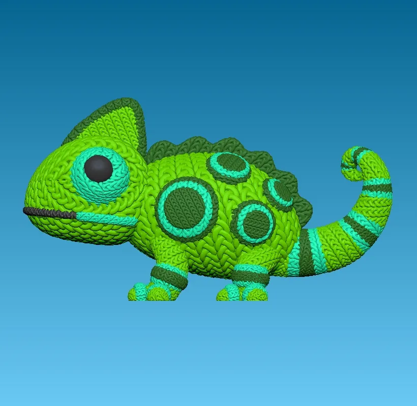 Chameleon Crochet - Knitted - Multicolor