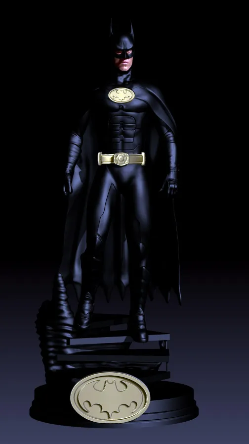 BATMAN Keaton 1992 winky collectibles fan art
