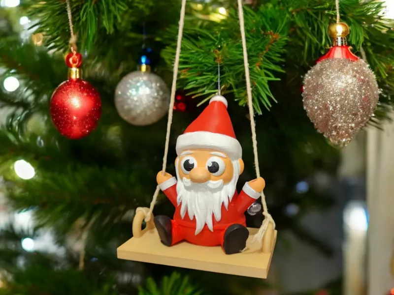 Christmas Father on Swing ( Support Free )