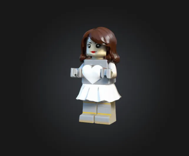 3D Printer Files | 3MF File | Lego Style Woman