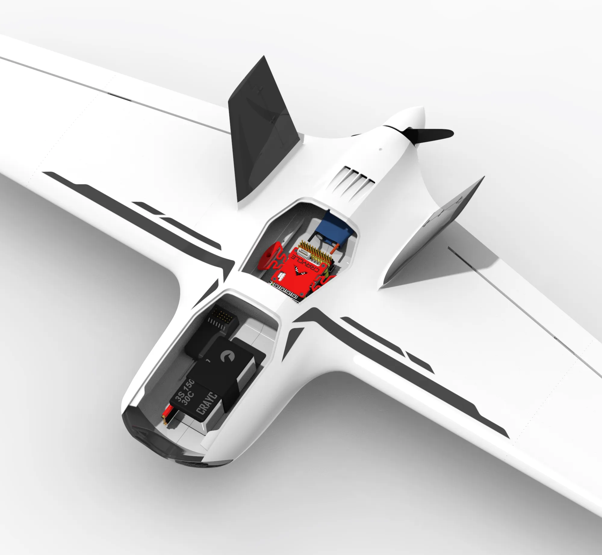 FPV ORCA V3 800 MM FPV WING STL FILE