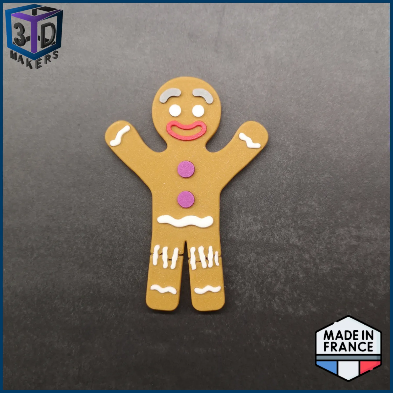 Repaired Gingy Christmas Ornament from Shrek