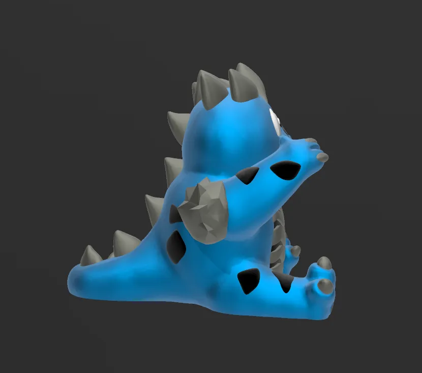 Pokemon style dino
