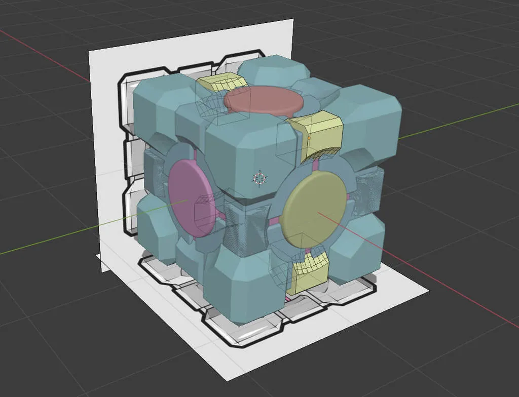 Companion Cube - 3D Model