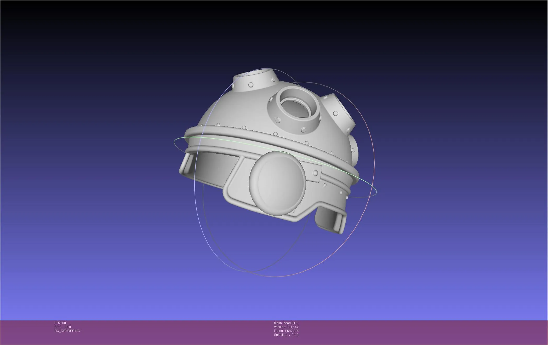 Ultrakill Gutterman Helmet