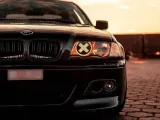 BMW Série 3 (E46) 2 Pcs Décoration de phares nid d'abeille n-6