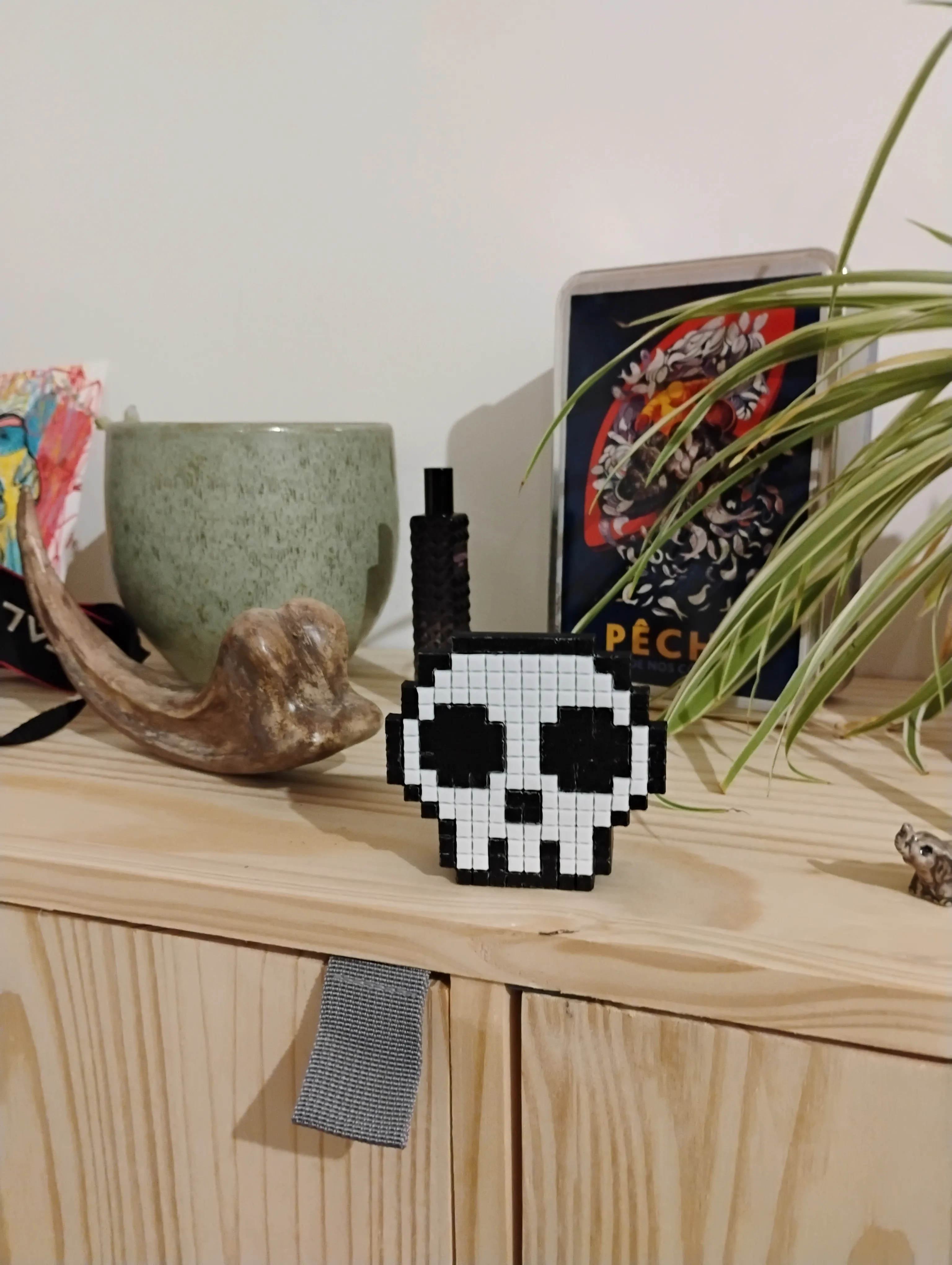 Pixel art switch card holder