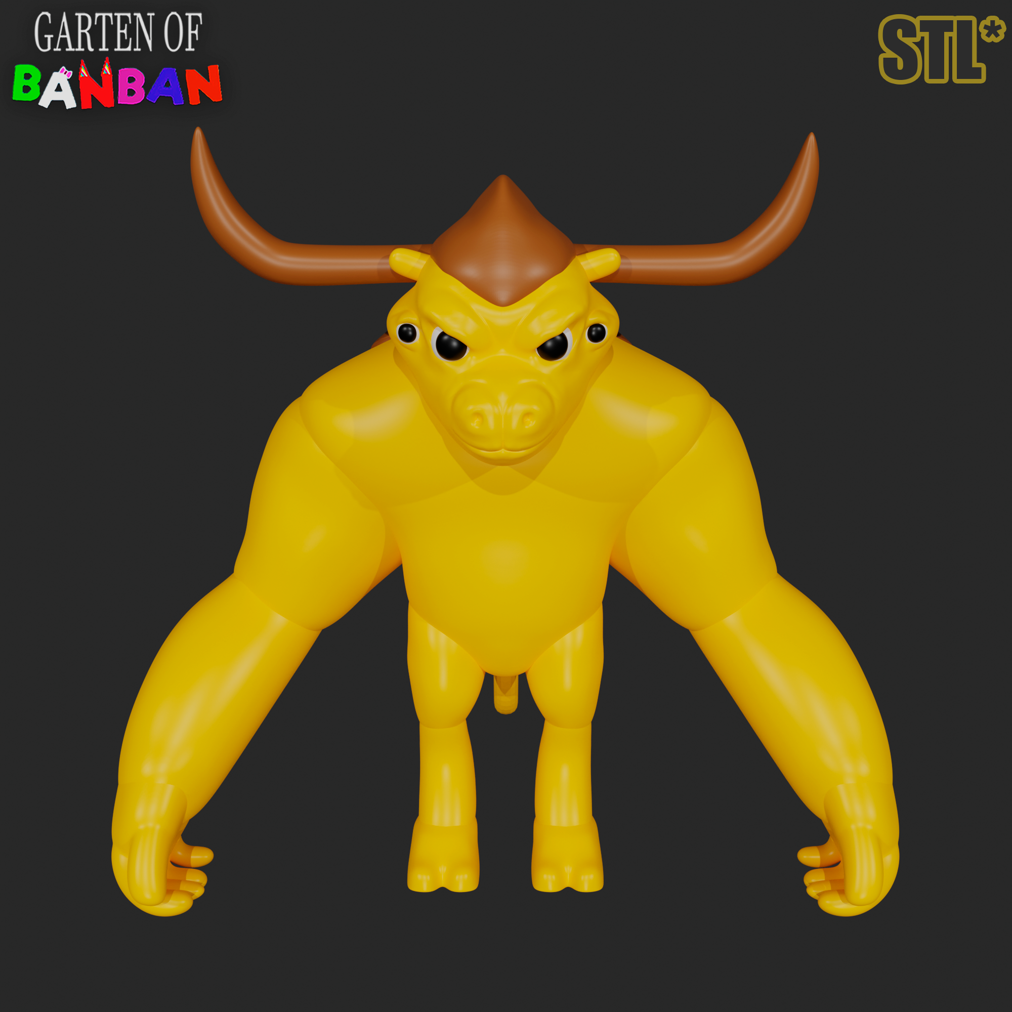 3D printer Monster the Jester from the game Garten of Banban 3