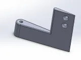 Kit de dobradiças para portas K1C-4