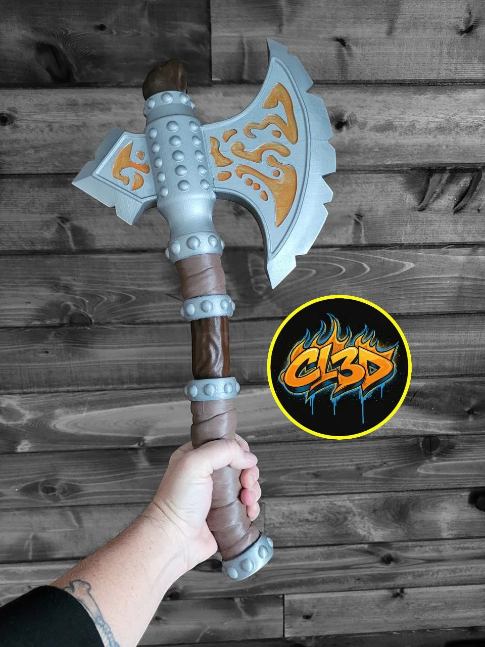 Sci-Fi Battle Axe Cosplay Weapon / Prop