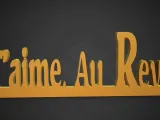 je taime au revoir door frame decoration-0