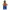 Minifigure Block Person with Beard and Hat Large - like Lego