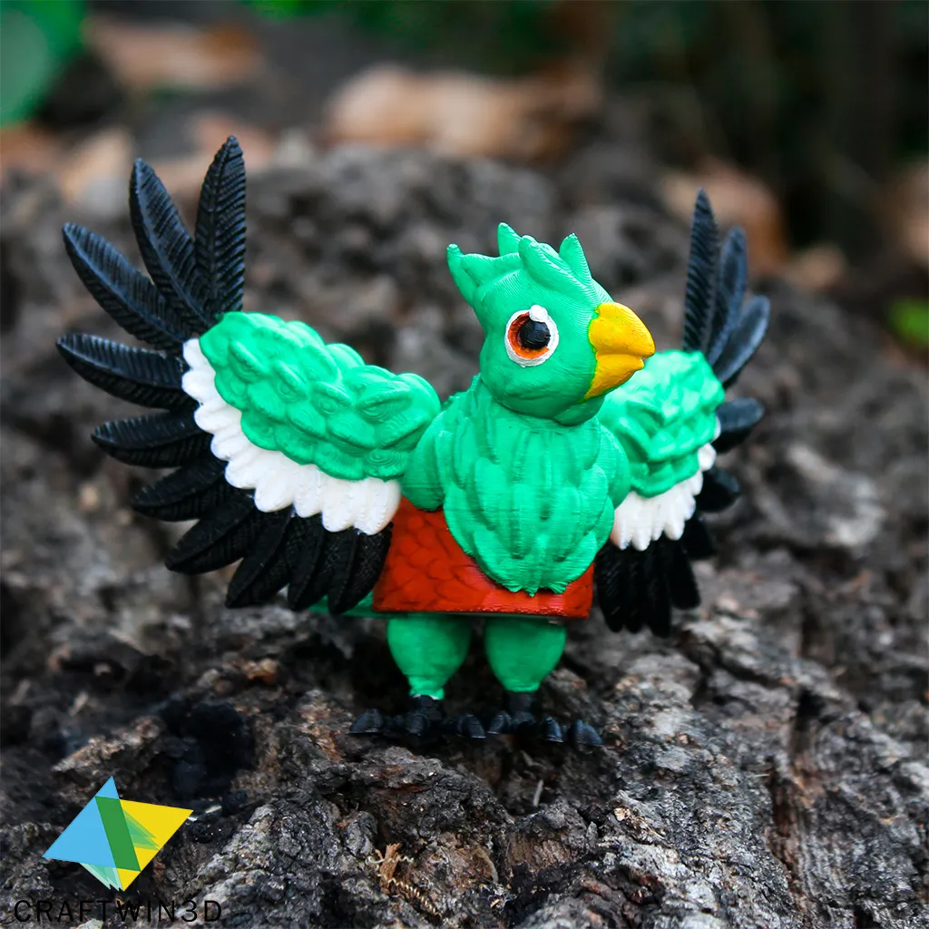 Print in place Flexy Quetzal