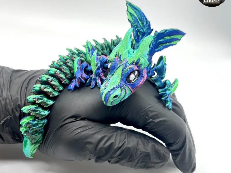 Majestätischer Babydrache 🐉 - Beweglich - Print-in-Place