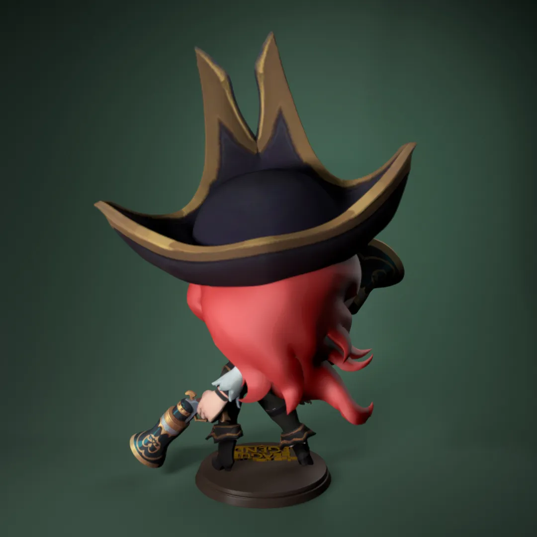MISS FORTUNE FROM LEAGUE OF LEGENDS - CHIBI VERSION