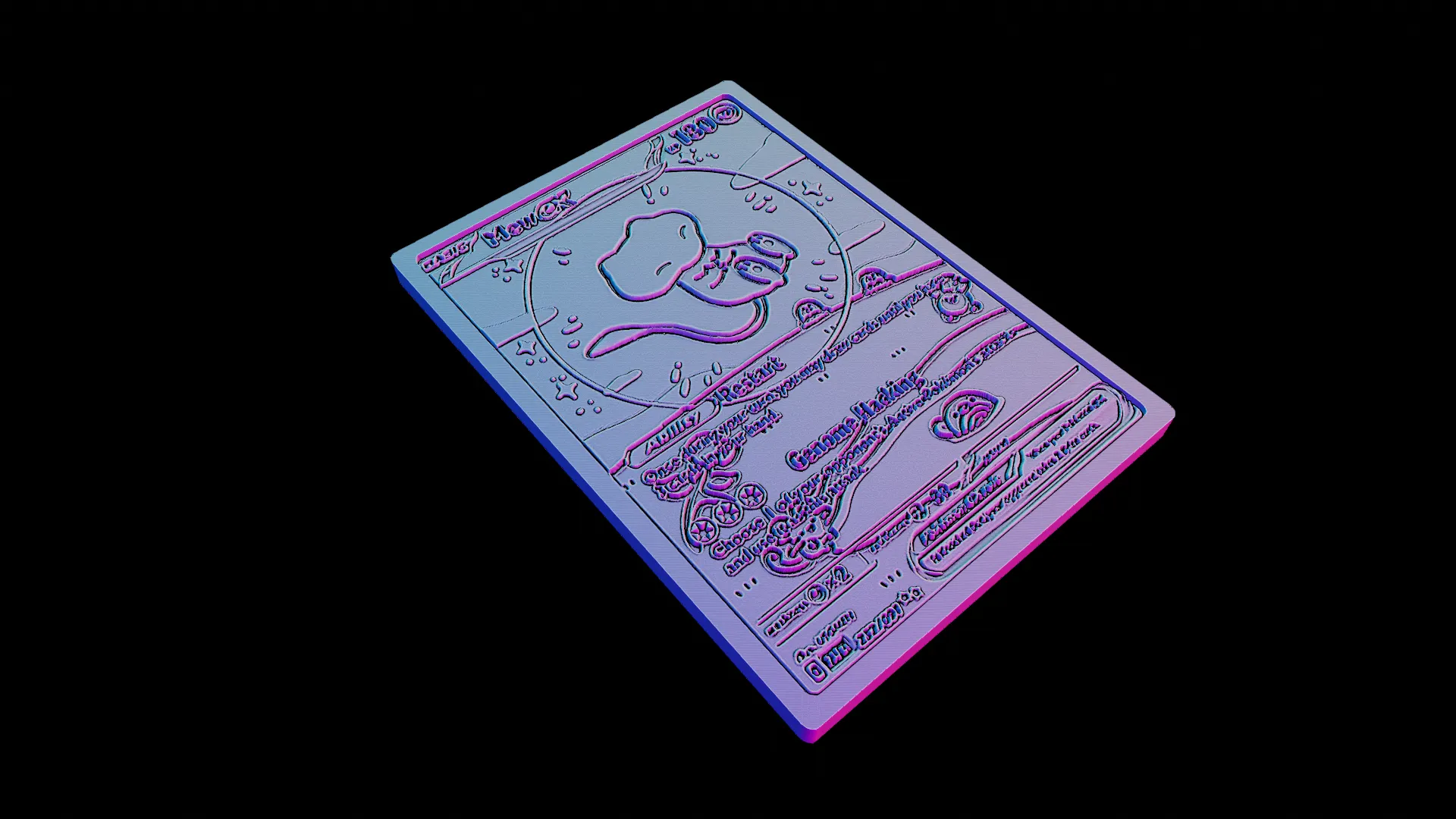Bubble Mew Pokemon card