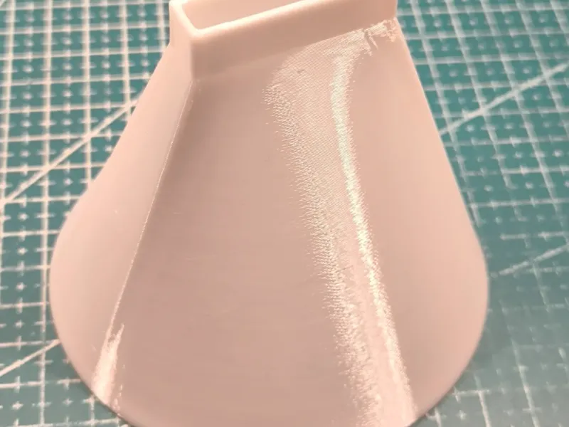 Tall and narrow funnel for silica container