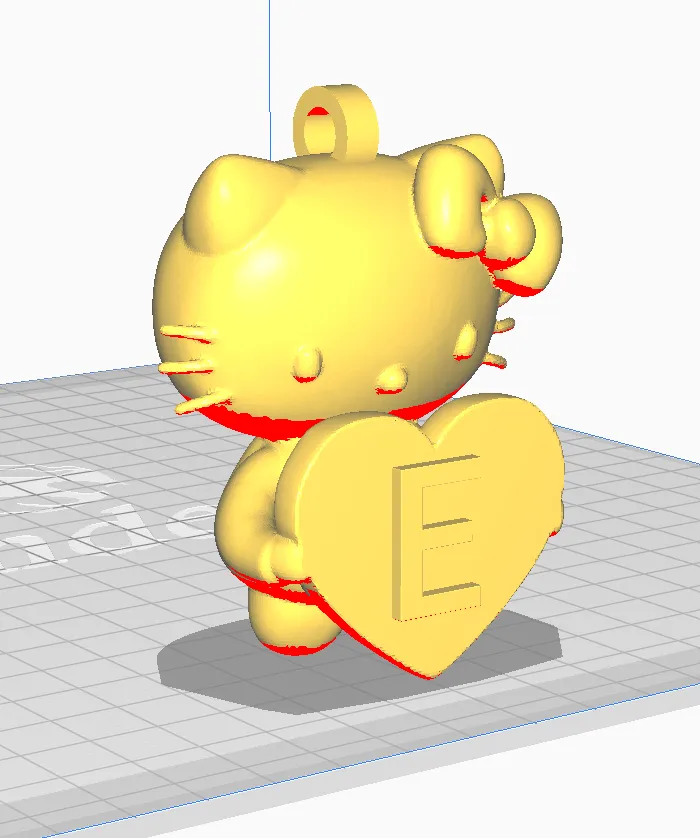 valentine hello kitty keychain