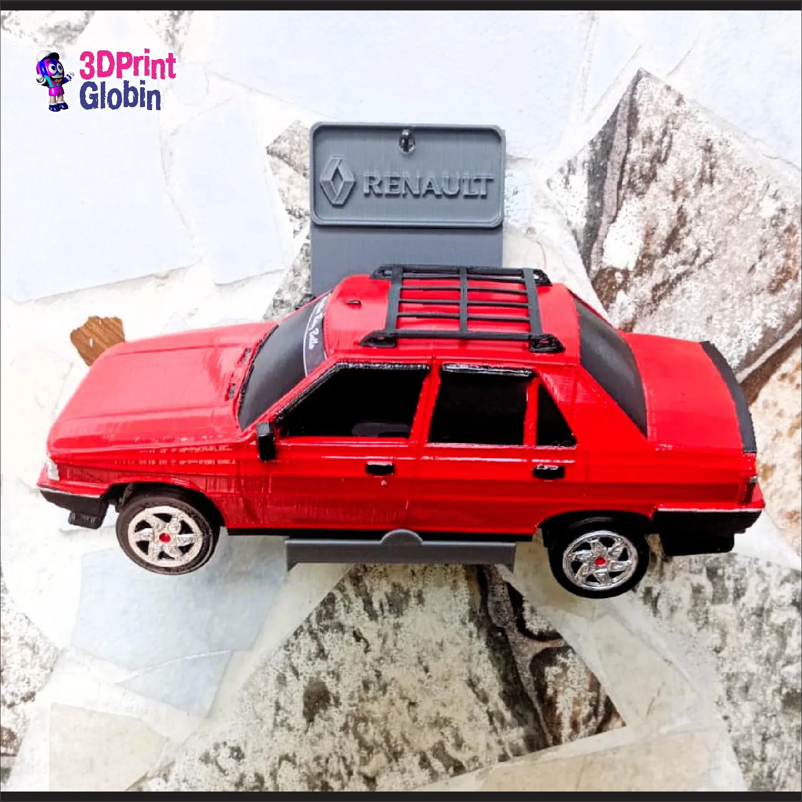 Renault 9 Brio - Incluye Soporte de Pared