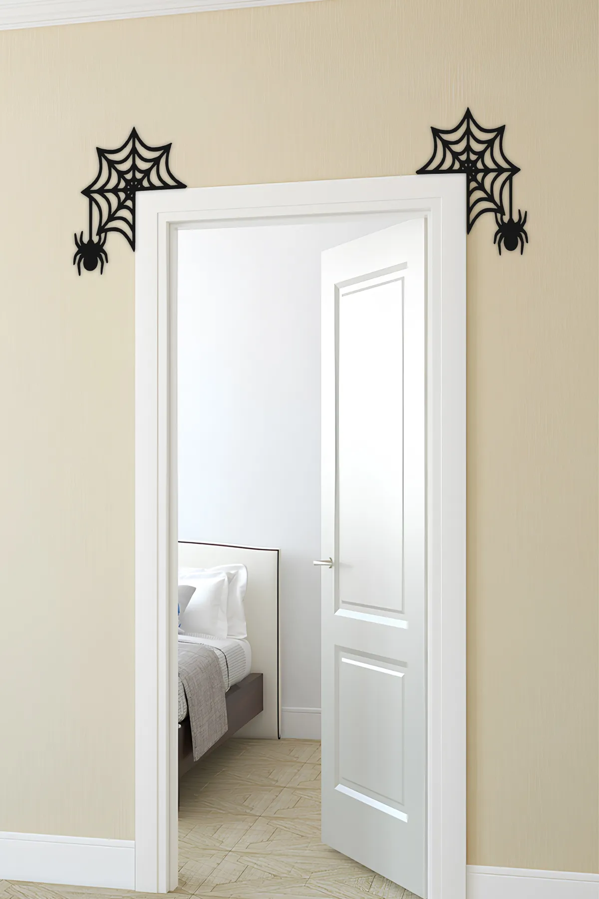 Spider Web Door Corner Decor, Door Frame Decor, Home Decor