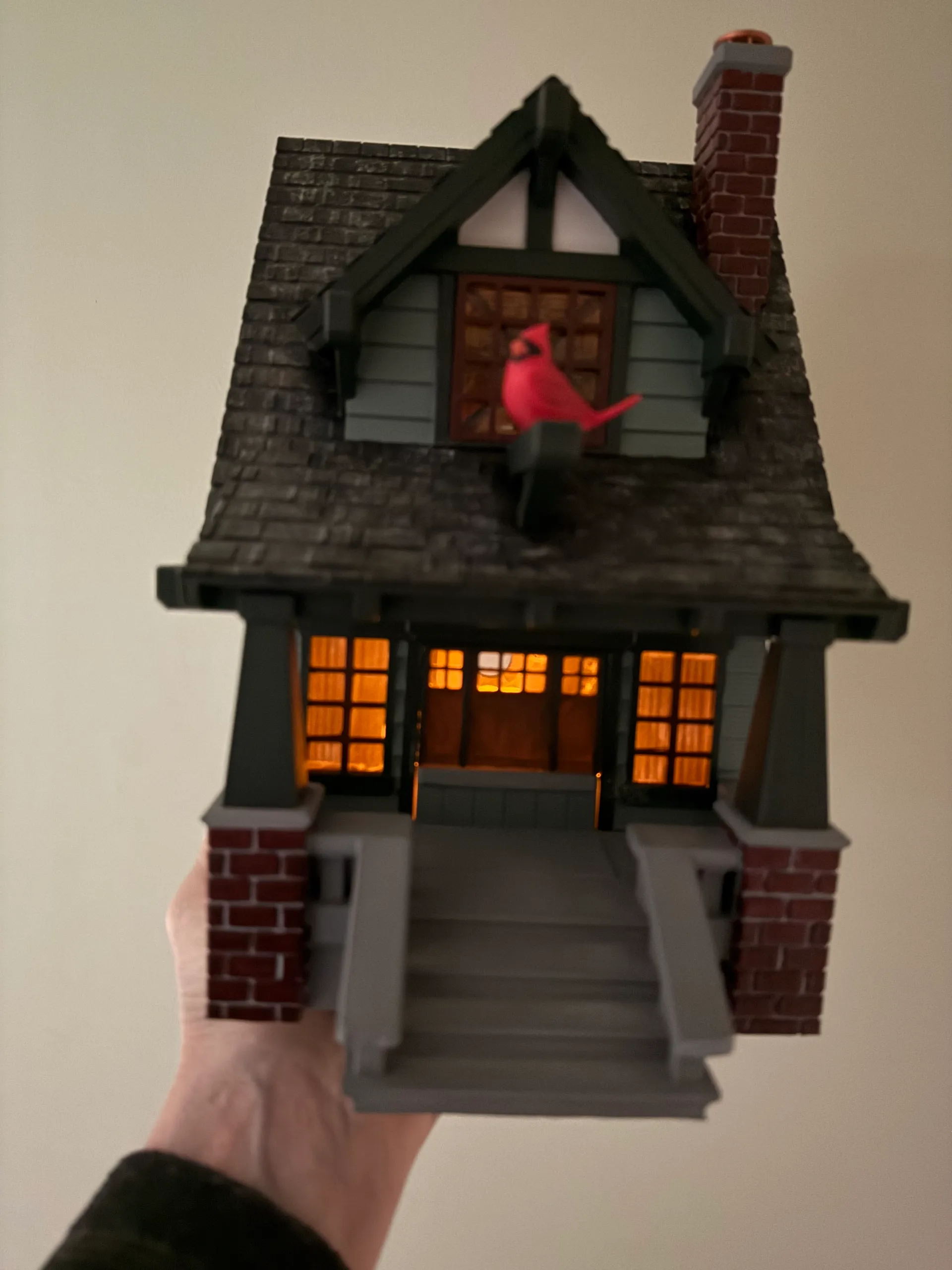 the American Craftsman Bungalow Birdhouse-3