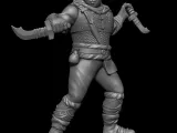 Warrior with daggers-3