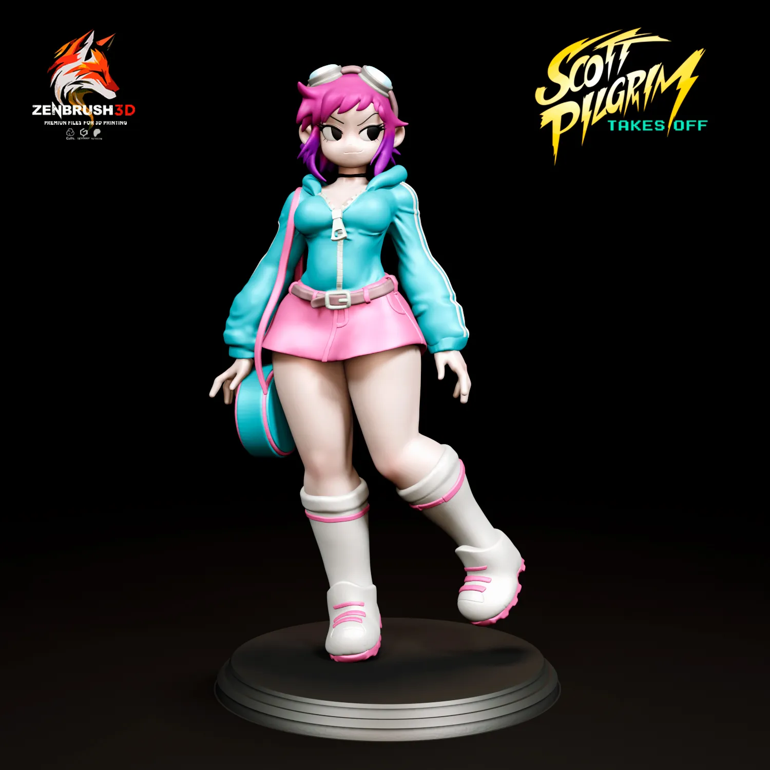 Ramona Flowers - Rammy - Scott Pilgrim 3D PRINTING STL
