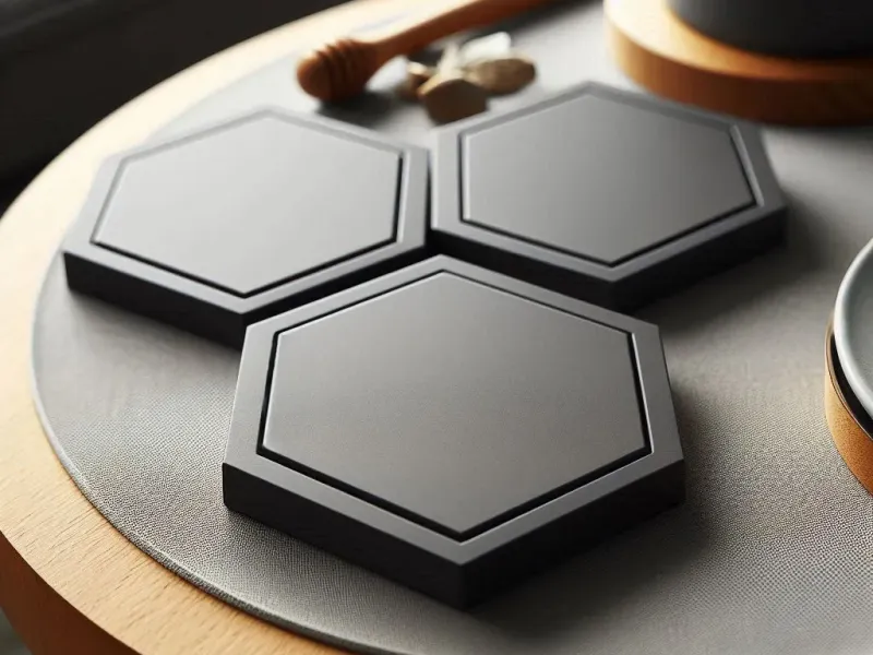 Hexagonal Design Coasters – Easy-to-Print Drink Mats