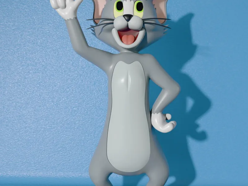 Tom Kat Meerdelige Fan Art