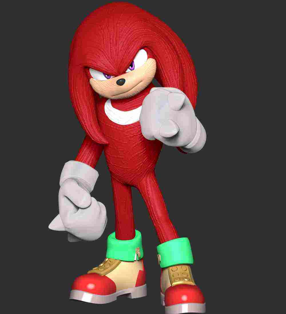 Figura de Knuckles, Sonic The Hedgehog