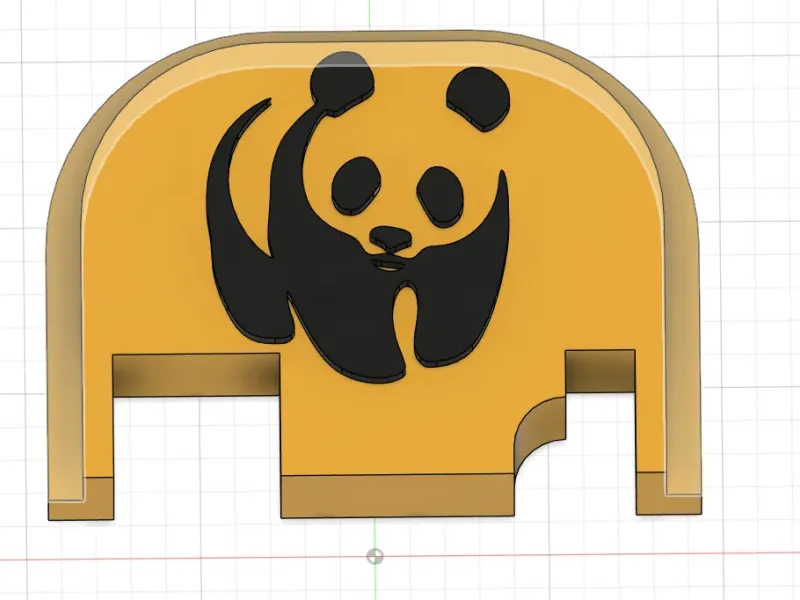 WFF pop out panda backplate