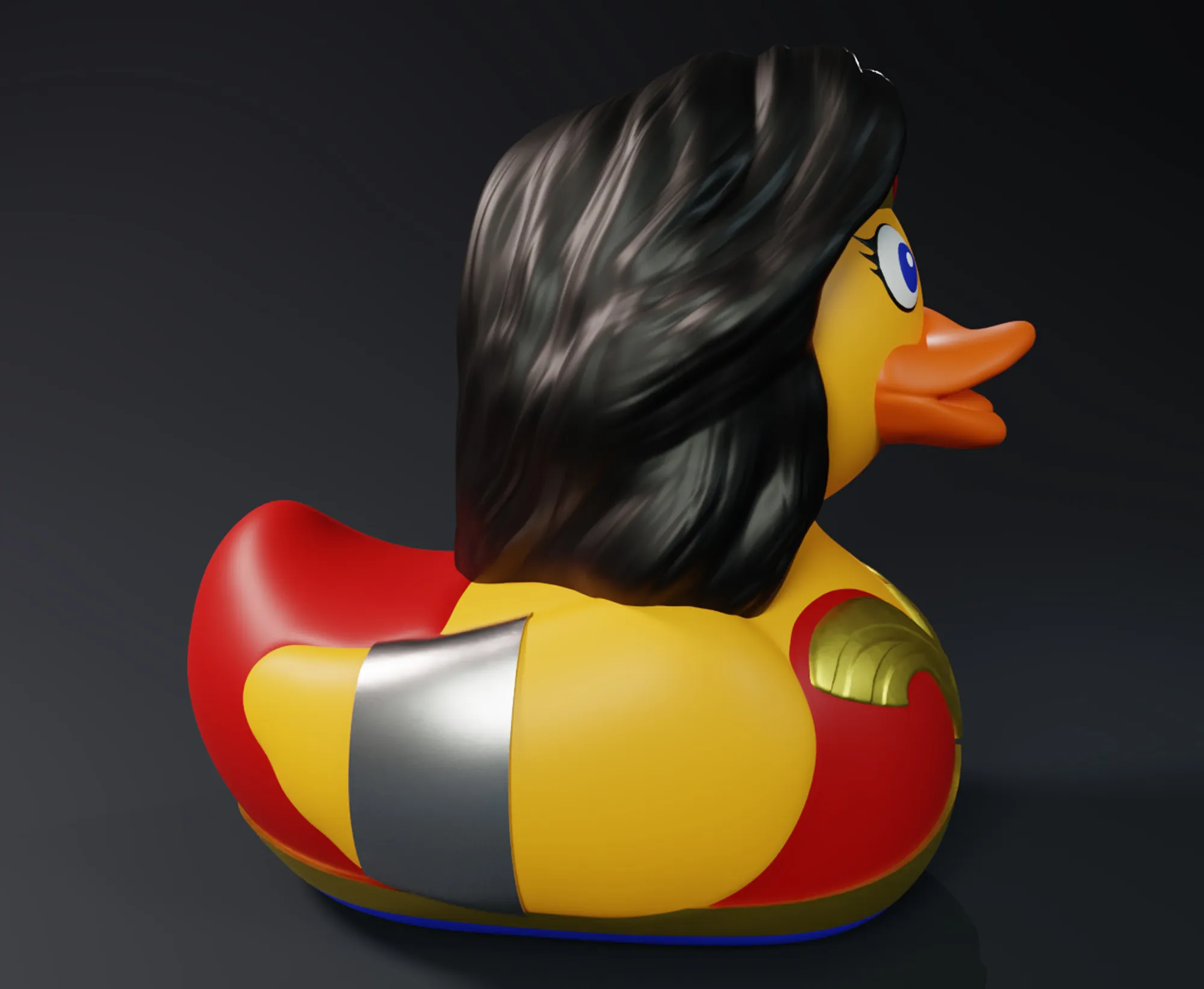 Cute Wonder Woman Rubber Duck