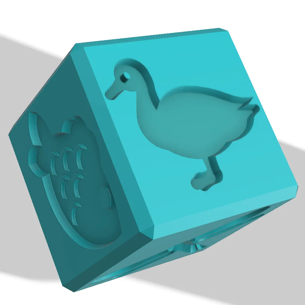 Educational - Cube Pond - for Sensory Play with playdough