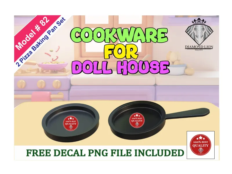 2 Different Style Pizza Baking Pan Set