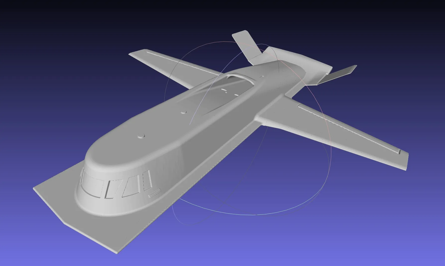Northrop Tacit Blue Early US Stealth Plane Prototype