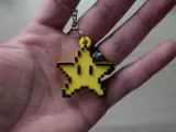 Pixel star keychain-2