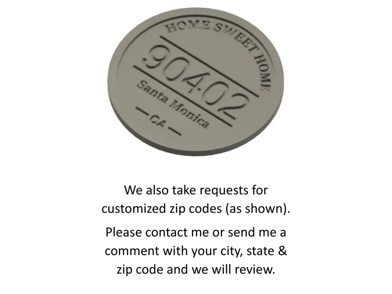 90402 Santa Monica CA Coaster w/Holder (holds 6)