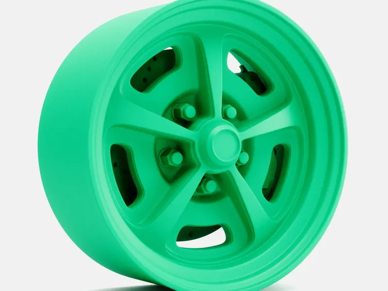 1/24スケール、15x7 Magnum 500ホイールおよびブレーキ