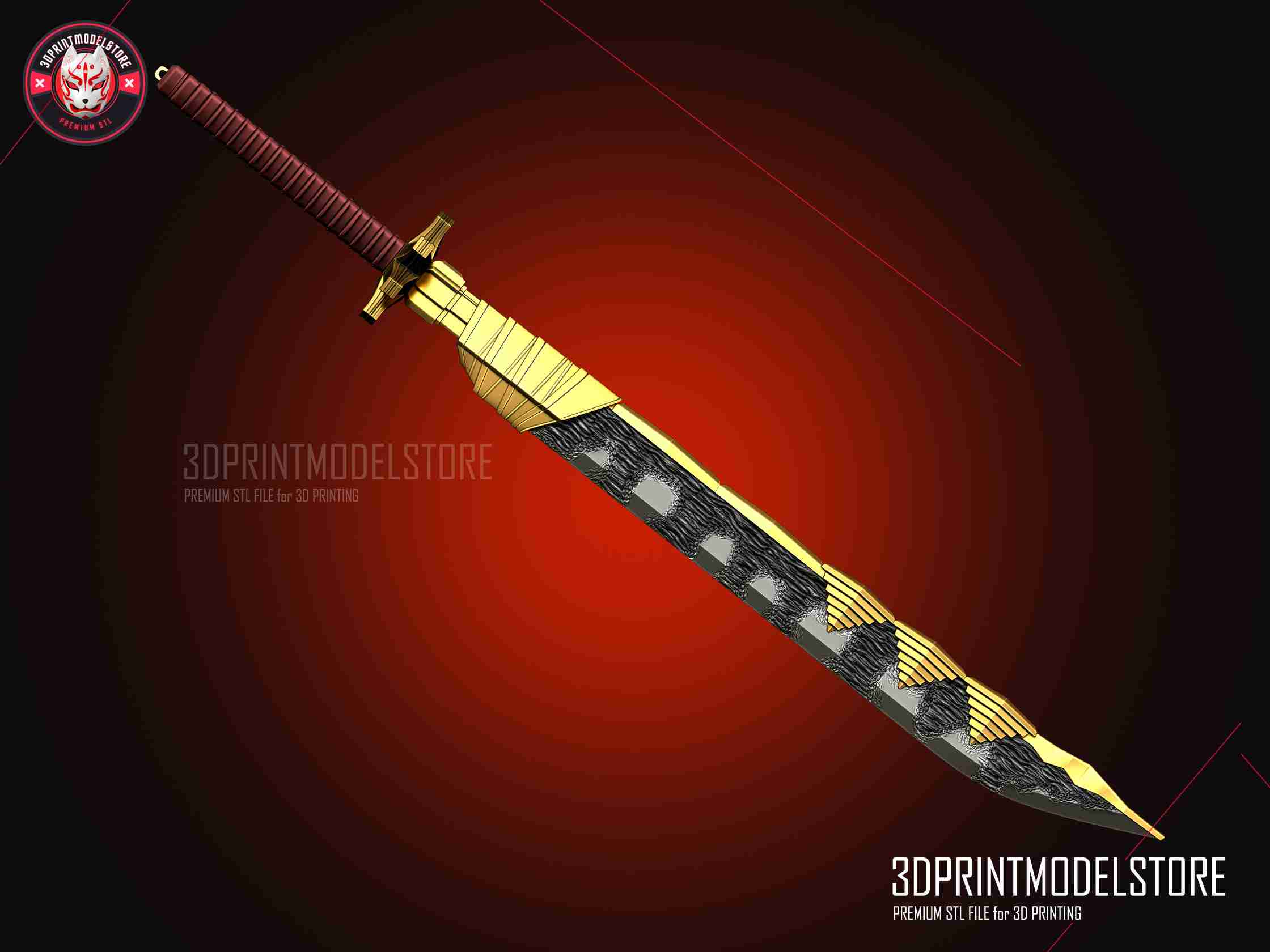 Dragon Bone Cursed Tool Maki Zenin Weapon Jujutsu Kaisen 3D 