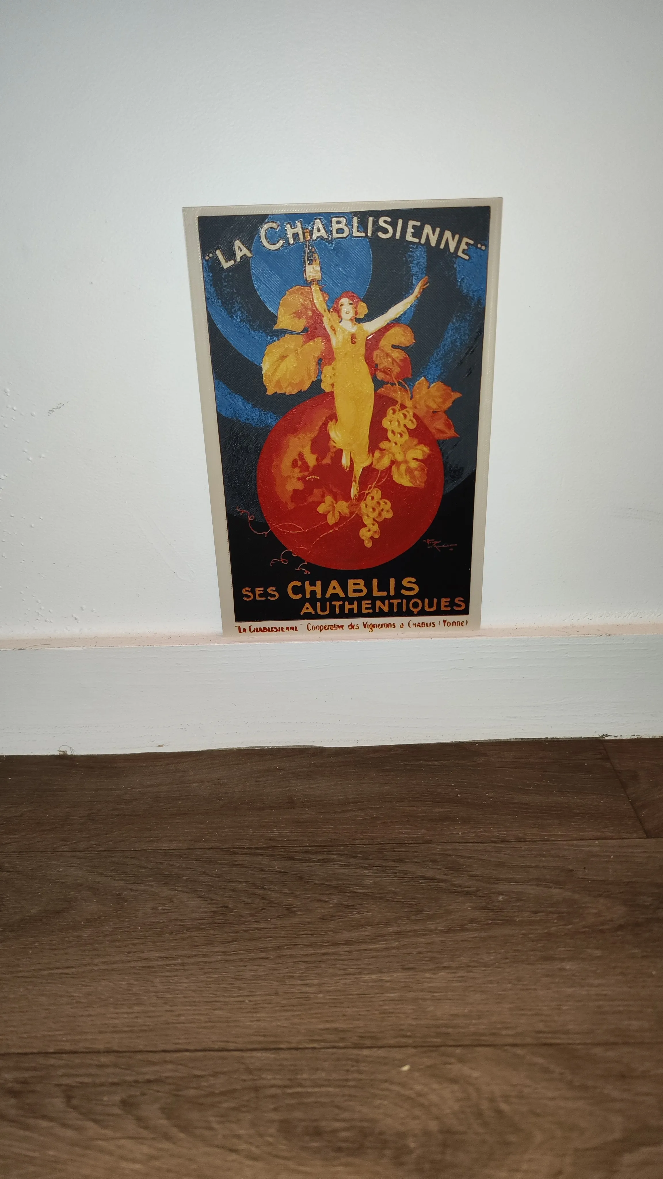 French vintage poster la chablisienne - hueforge