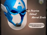 Marvel Rivals Captain America Helmet 3D DIGITAL DOWNLOAD-0