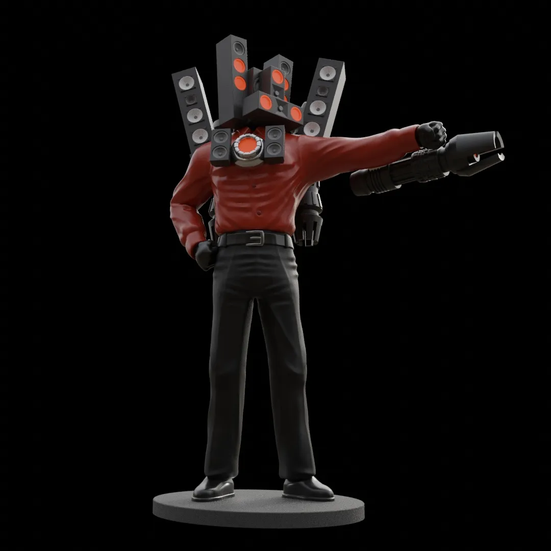 Titan Speaker Man Skibidi Toilet Fan Art