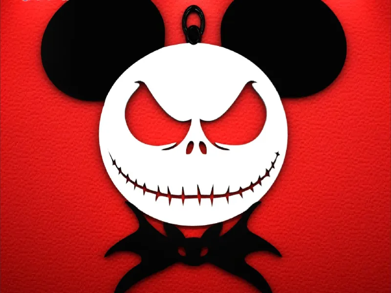 Outro STL Download - Arte de parede Horror Mickey Mouse - Ri0m0