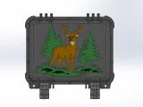 Compact Container Deer Design-3
